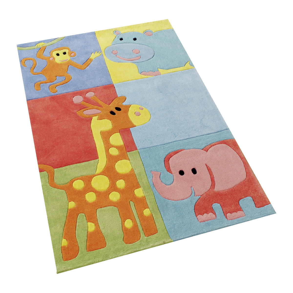 KINDERTEPPICH 80/150 cm BC Kids  - Blau/Gelb, Trend, Naturmaterialien/Textil (80/150cm) - Ben'n'jen