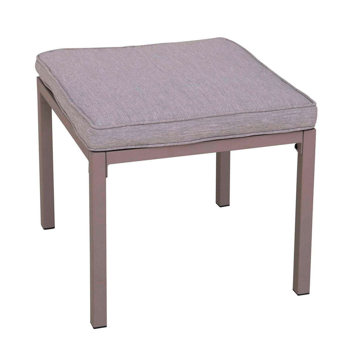 LOUNGEGARNITUR   146/191/56,5 cm Stahl  - Beige/Grau, Basics, Textil/Metall (146/191/56,5cm) - Modante