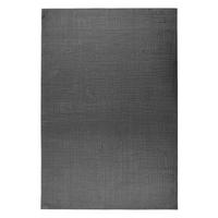 FLACHWEBETEPPICH 160/230 cm Dunkelgrau rechteckig  - Dunkelgrau, Basics, Textil (160/230cm) - Kayoom