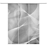 PANELGARDIN  - silver/antracit, Design, textil (60/245cm) - Novel