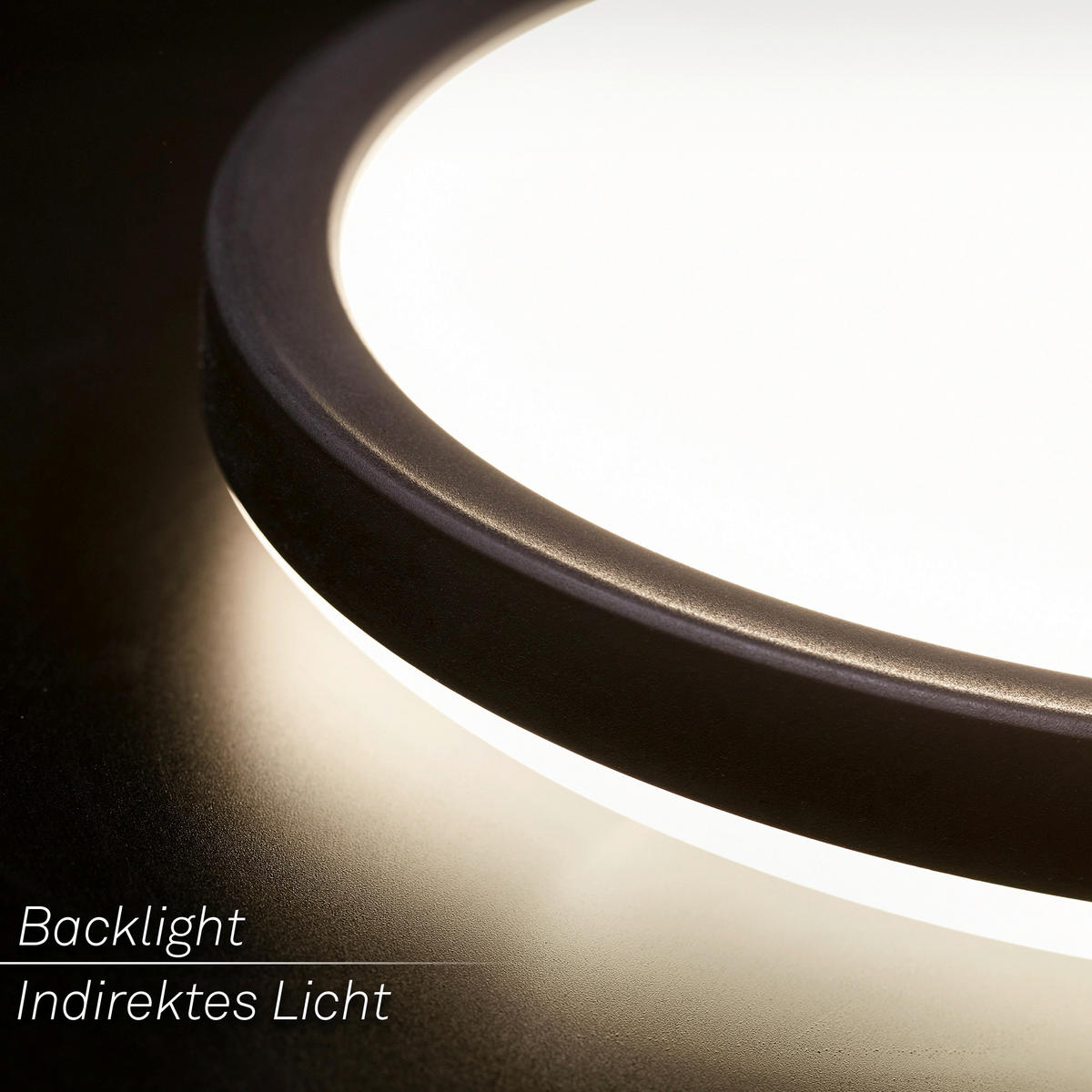 LED-PANEEL  - Schwarz, Design, Kunststoff (29.3/2.8cm)