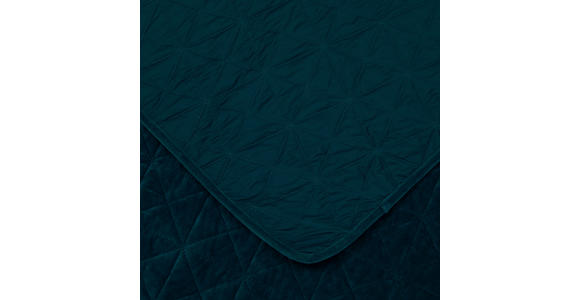 TAGESDECKE 220/240 cm - Petrol, Design, Textil (220/240cm) - Novel