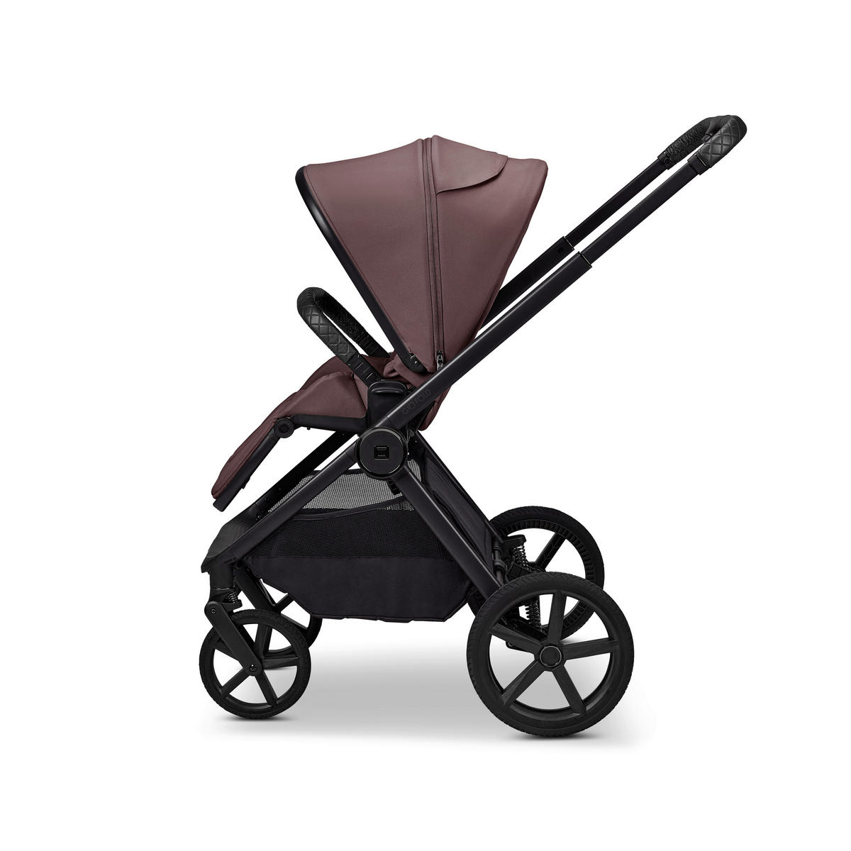 KINDERWAGENSET  GIO FOLD ETPU SET  tonka  - Schwarz/Mokka, Basics, Textil/Metall (120/58/92cm) - Moon Edition