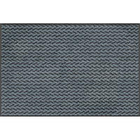 DVEŘNÍ ROHOŽKA, 60/90 cm, antracitová, modrošedá - antracitová/modrošedá, Konvenční, textil/plast (60/90cm) - Esposa