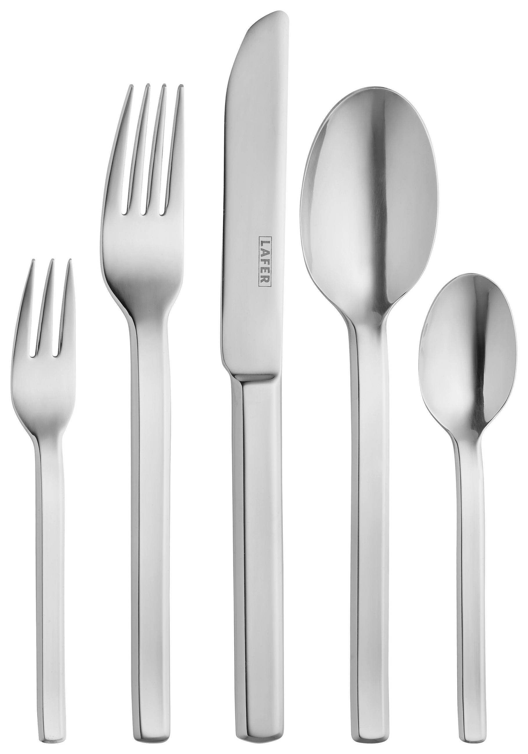 BESTECKSET PURE 60-teilig Edelstahl  - Design - Johann Lafer