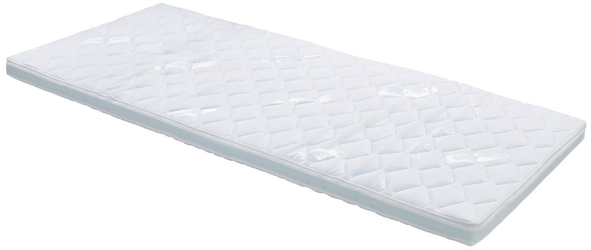 Topper Gamma 140/200 cm Höhe ca. 8 cm  - Weiß, Textil (140/200cm) - Primatex
