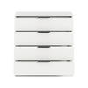 KOMMODE  in 74/80/35 cm  - Schwarz/Weiß, Design, Holzwerkstoff/Kunststoff (74/80/35cm) - Livetastic