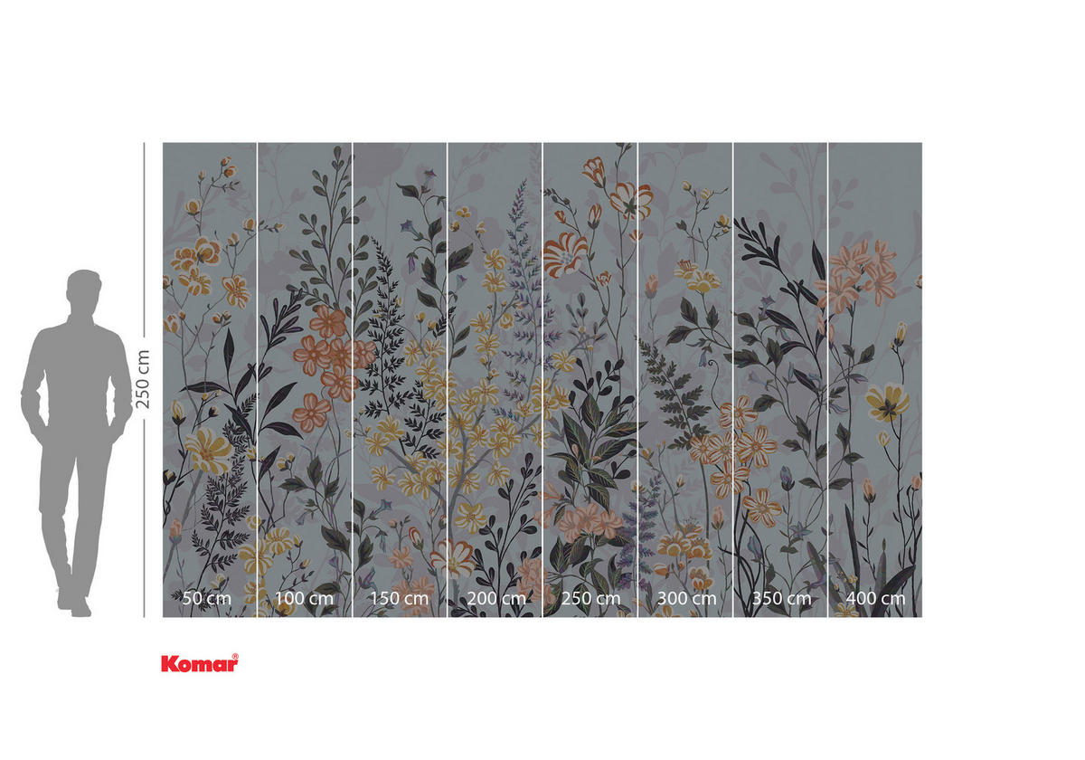NON WOVEN-TAPET 400/250 cm  - multicolor, Basics (400/250cm) - Komar