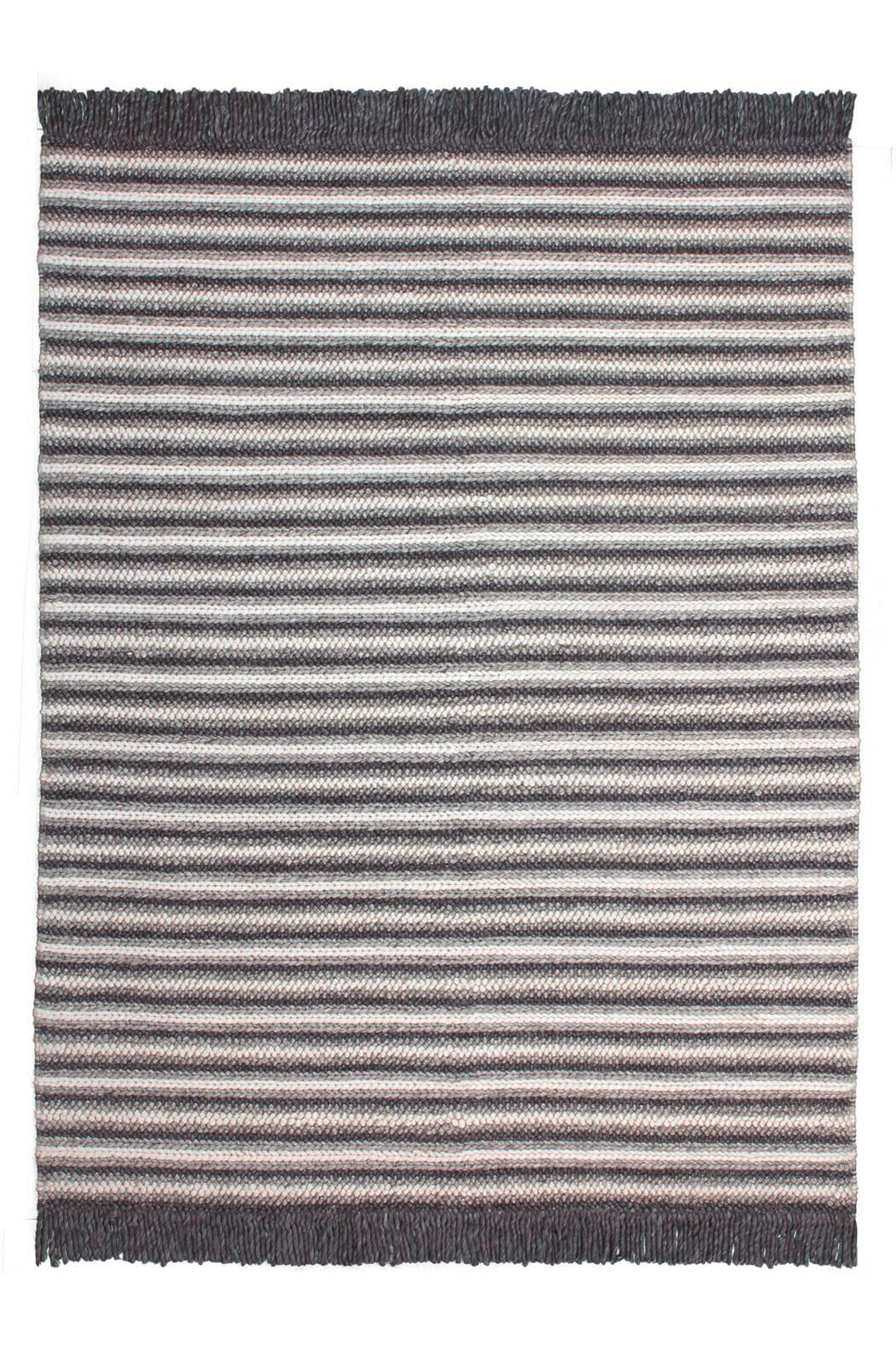 WEBTEPPICH 200/290 cm Anthrazit, Naturfarben  - Anthrazit/Naturfarben, Basics, Textil (200/290cm) - Novel
