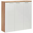 SCHUHSCHRANK 120/115/34 cm - Chromfarben/Eichefarben, Design, Holzwerkstoff/Kunststoff (120/115/34cm) - Xora
