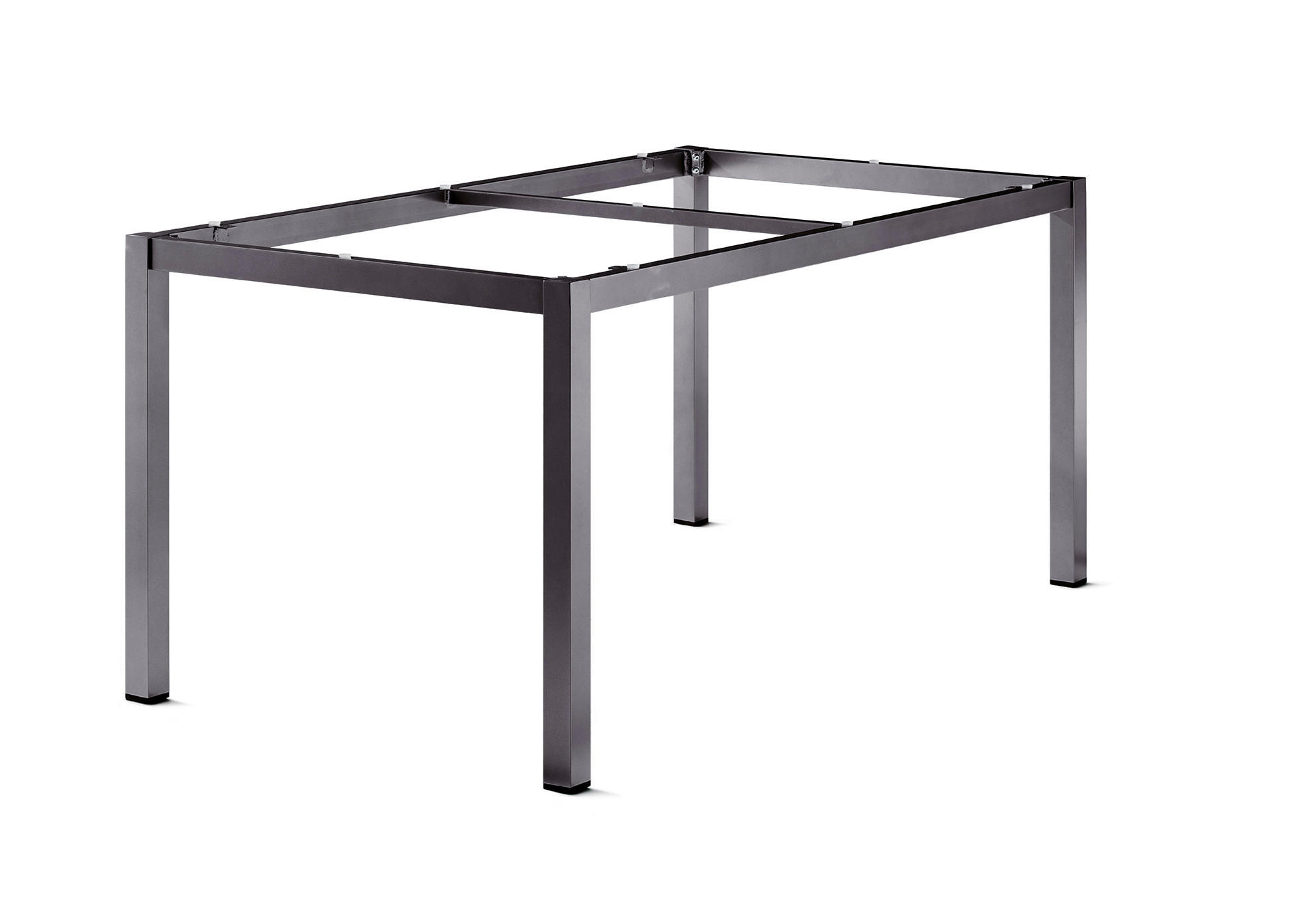 GARTENTISCHGESTELL 157/87/73 cm Metall  - Grau, Basics, Metall (157/87/73cm) - Sieger