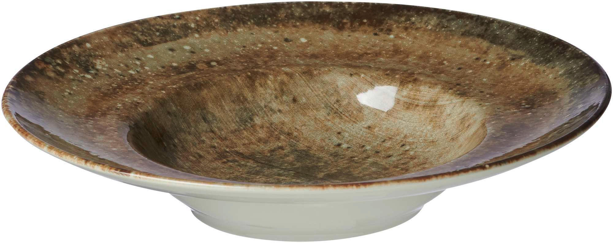 PASTATELLER Porzellan FAIA  - Braun/Grau, Basics, Keramik (27/27/5cm) - Ritzenhoff Breker