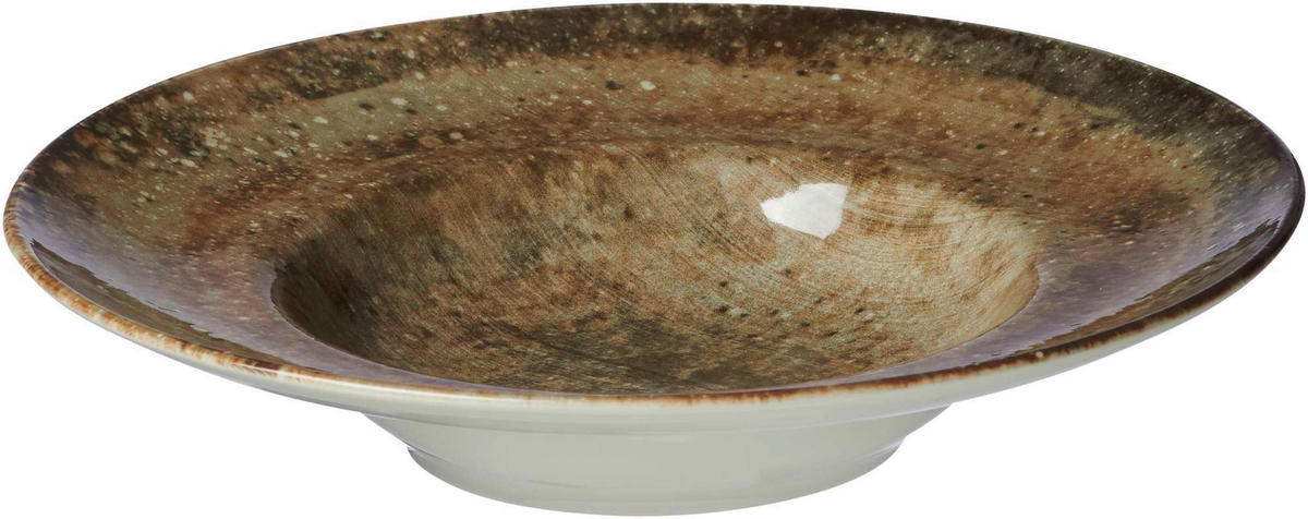 PASTATELLER Porzellan FAIA  - Braun/Grau, Basics, Keramik (27/27/5cm) - Ritzenhoff Breker