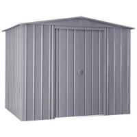 GERÄTEHAUS 247/198/245 cm  - Silberfarben, Basics, Metall (247/198/245cm)