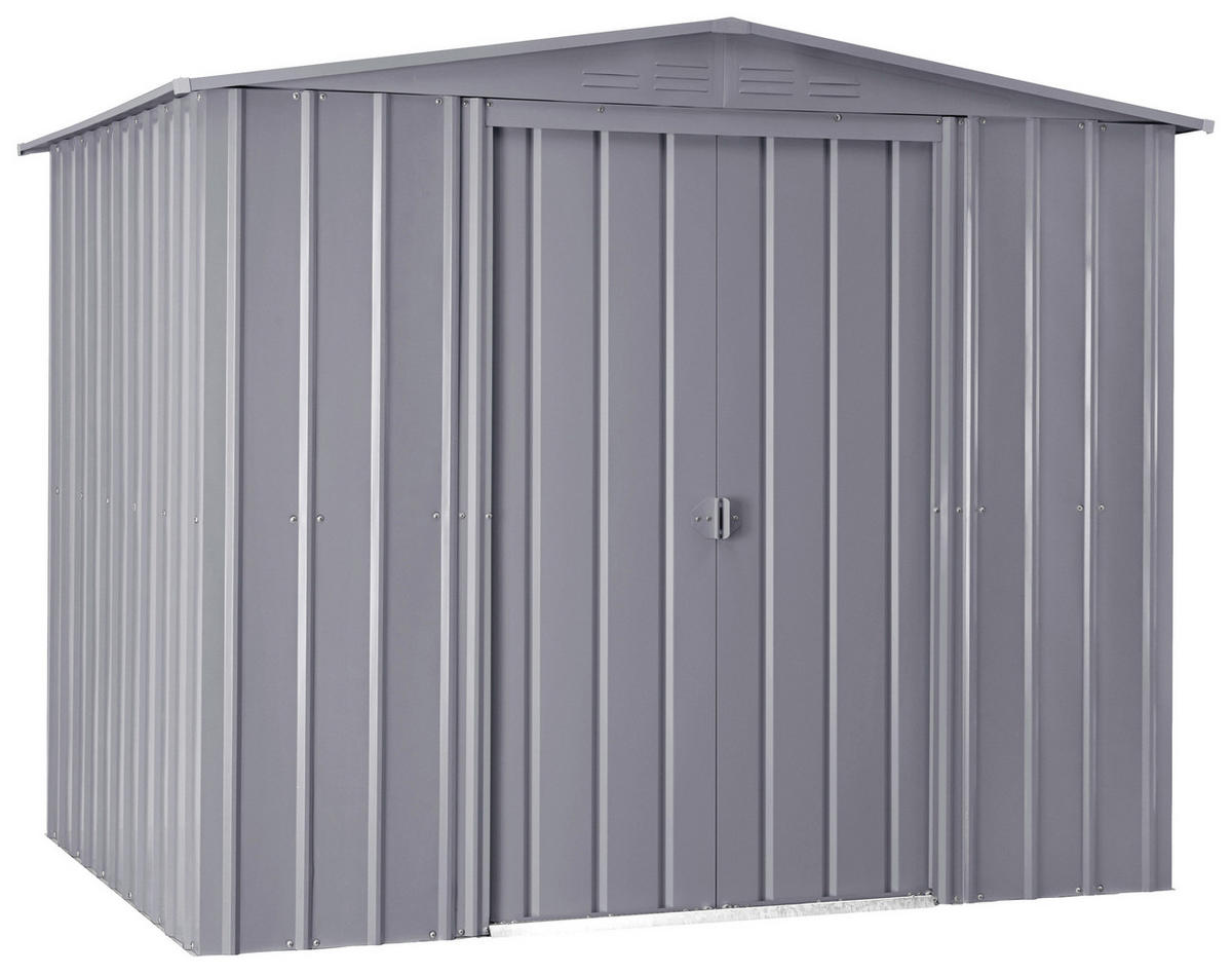 GERÄTEHAUS 247/198/245 cm  - Silberfarben, Basics, Metall (247/198/245cm)