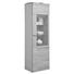 VITRINE FRONT EICHE MASSIV Eiche furniert Eichefarben - Eichefarben, KONVENTIONELL, Glas/Holz (60/190/40,6cm) - Cantus