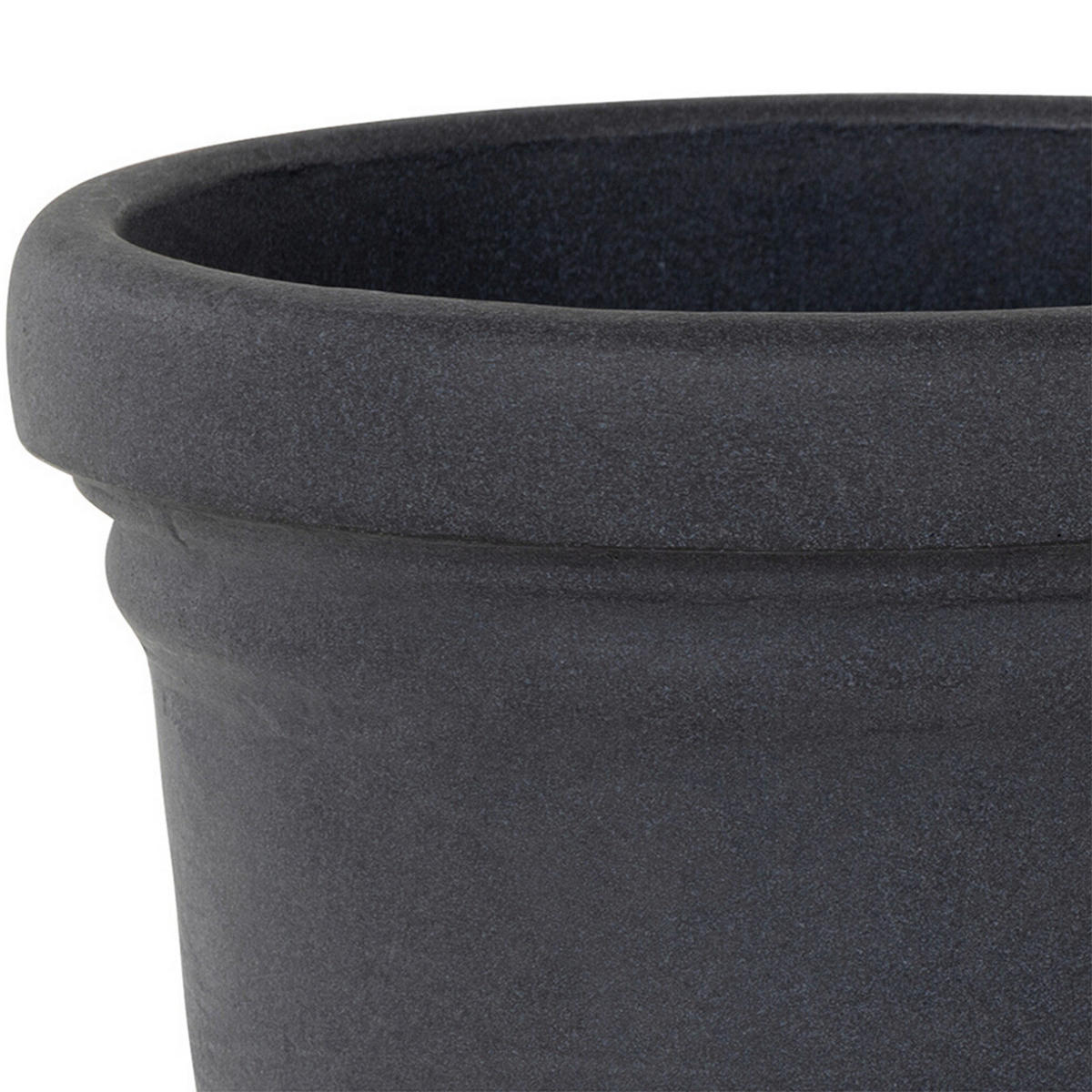 PFLANZENTOPF   - Anthrazit, Basics, Kunststoff (50/37cm) - Siena Garden