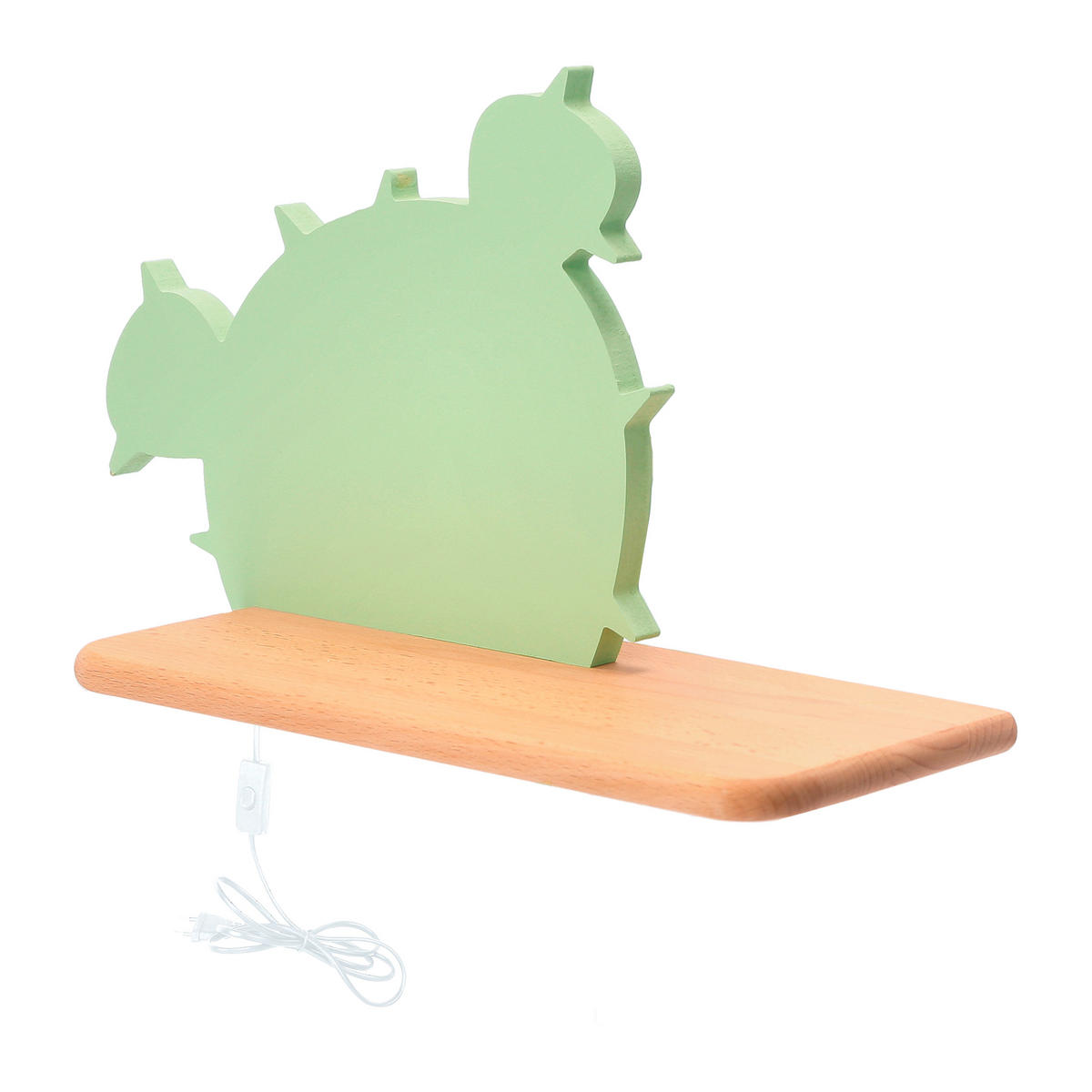 KINDERWANDLEUCHTE 33.5/12/20.5 cm   - Grün, Basics, Holz/Holzwerkstoff (33.5/12/20.5cm)