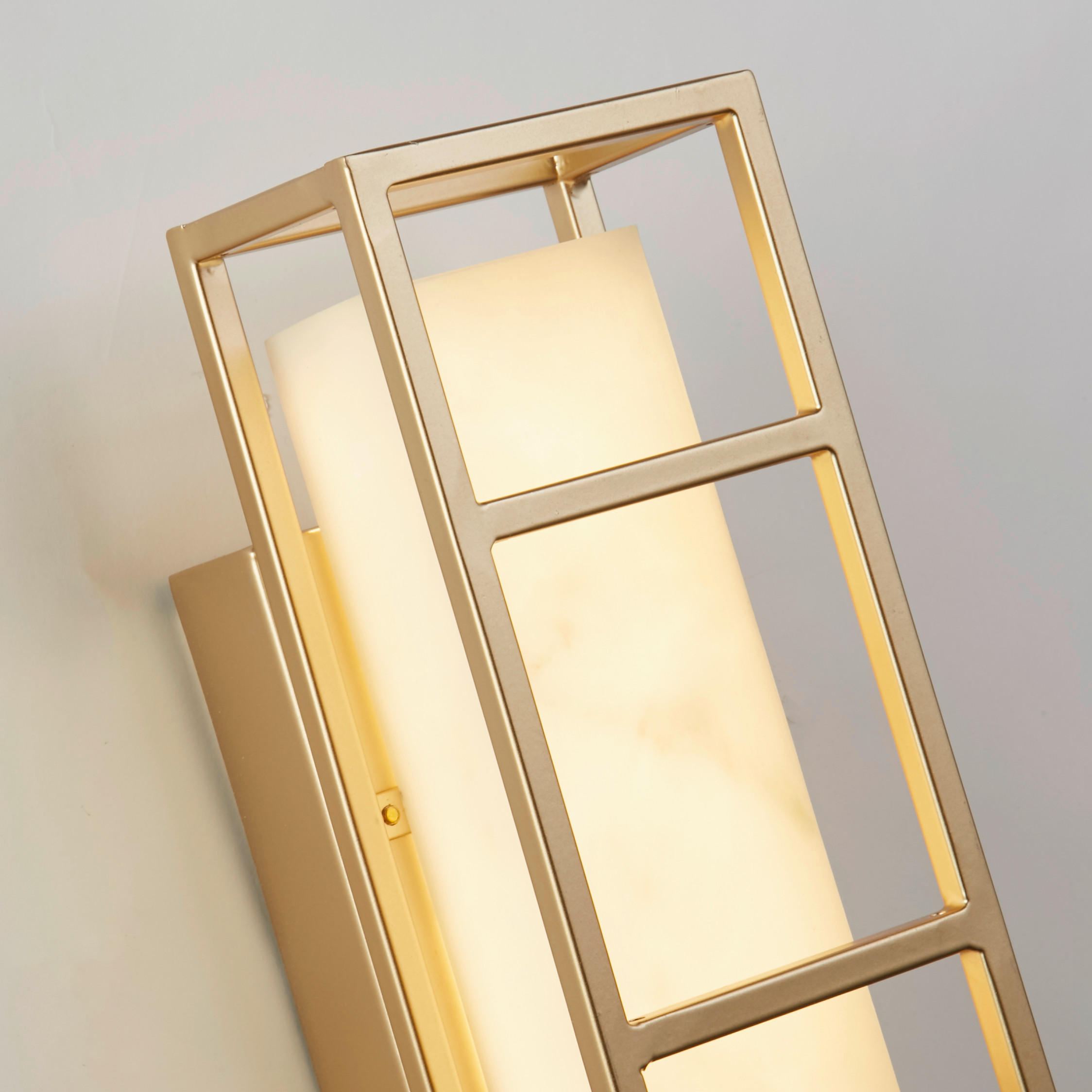 LED-WANDLEUCHTE Mirage 13/40 cm   - Goldfarben, Design, Kunststoff/Metall (13/40cm) - Searchlight