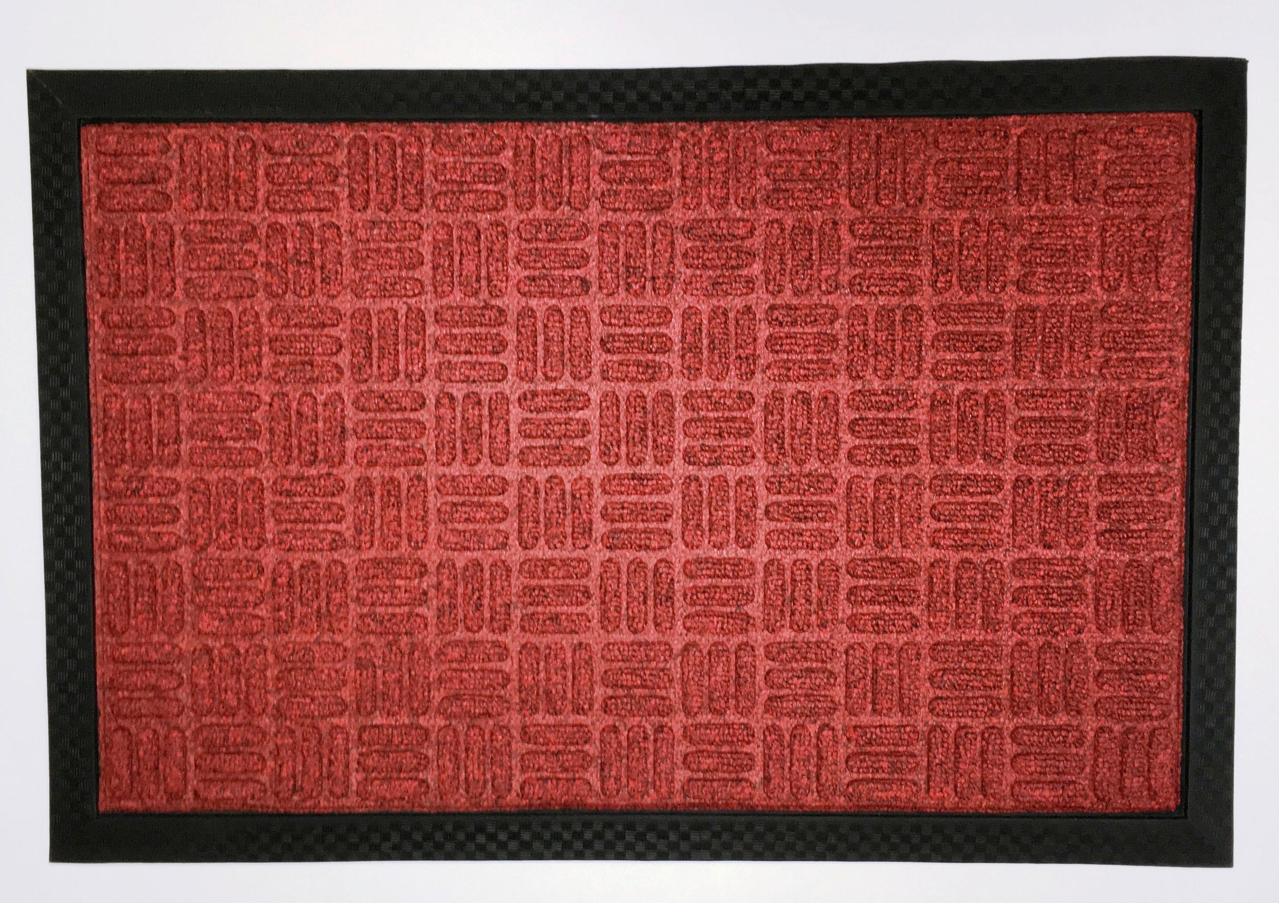 DVEŘNÍ ROHOŽKA, 40/60 cm - červená, Basics, textil/plast (40/60cm)
