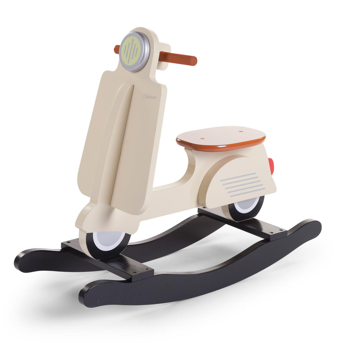 SCHAUKELTIER - Creme, Basics, Holzwerkstoff (70/25/57cm) - Childhome