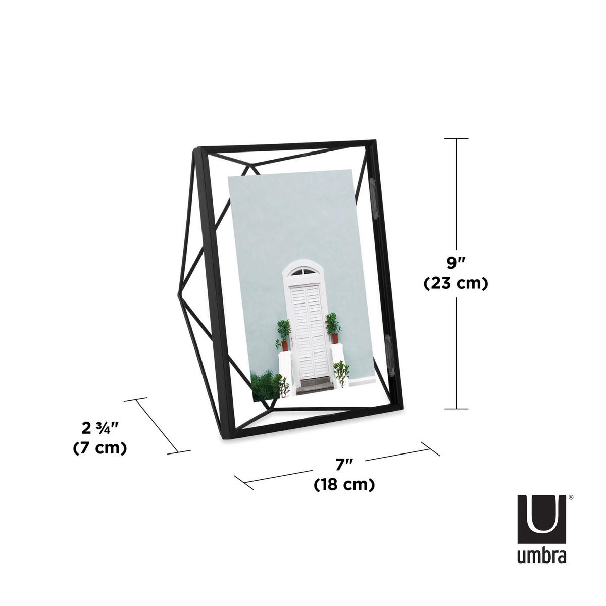 OKVIR ZA FOTOGRAFIJU      18/7/23 cm    - crna, Basics, staklo/metal (18/7/23cm) - Umbra