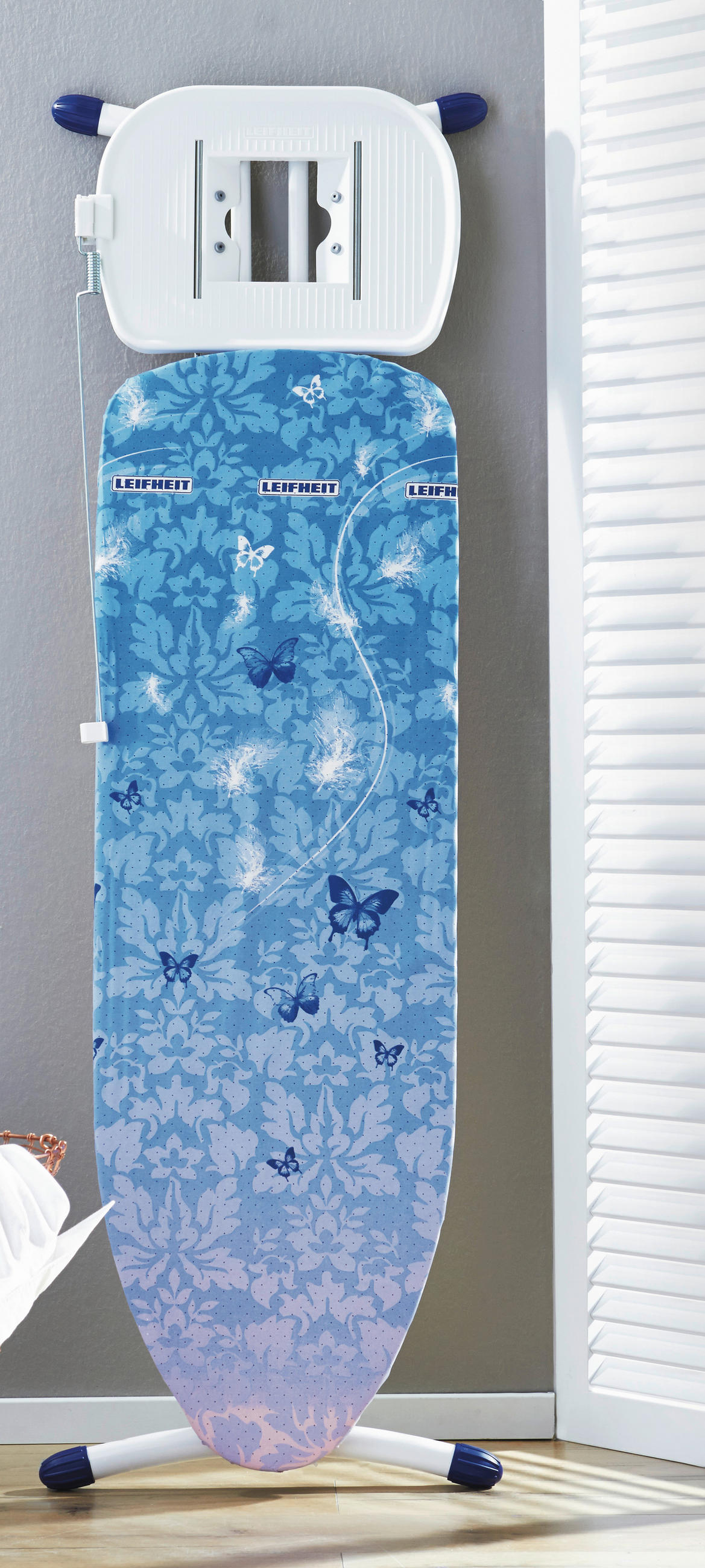 ŽEHL.PRKNO Airboard Express M - bílá/černá, Basics, textil (38/120cm) - Leifheit