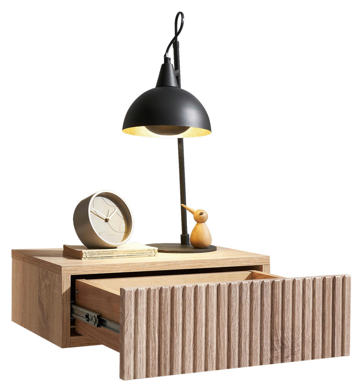 NACHTSCHRANK 42/14/30 cm  - Eiche Artisan, KONVENTIONELL, Holzwerkstoff (42/14/30cm) - Boxxx