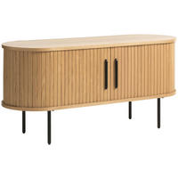 LOWBOARD  in 120/56/40 cm  - Eichefarben/Schwarz, Trend, Holz/Holzwerkstoff (120/56/40cm) - Xora