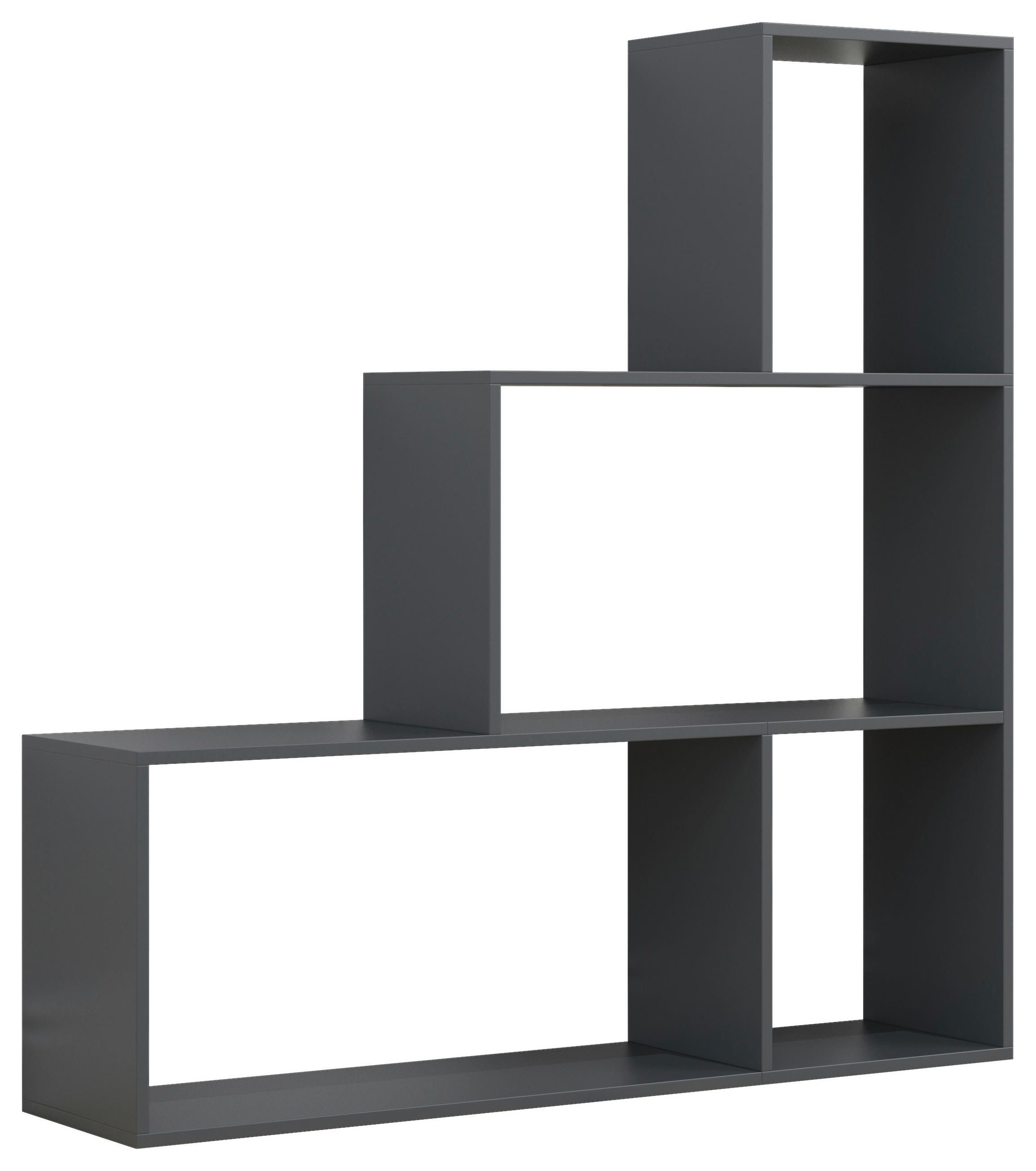 REGAL  117/123/29 cm Anthrazit  - Anthrazit, Basics, Holzwerkstoff (117/123/29cm) - MID.YOU