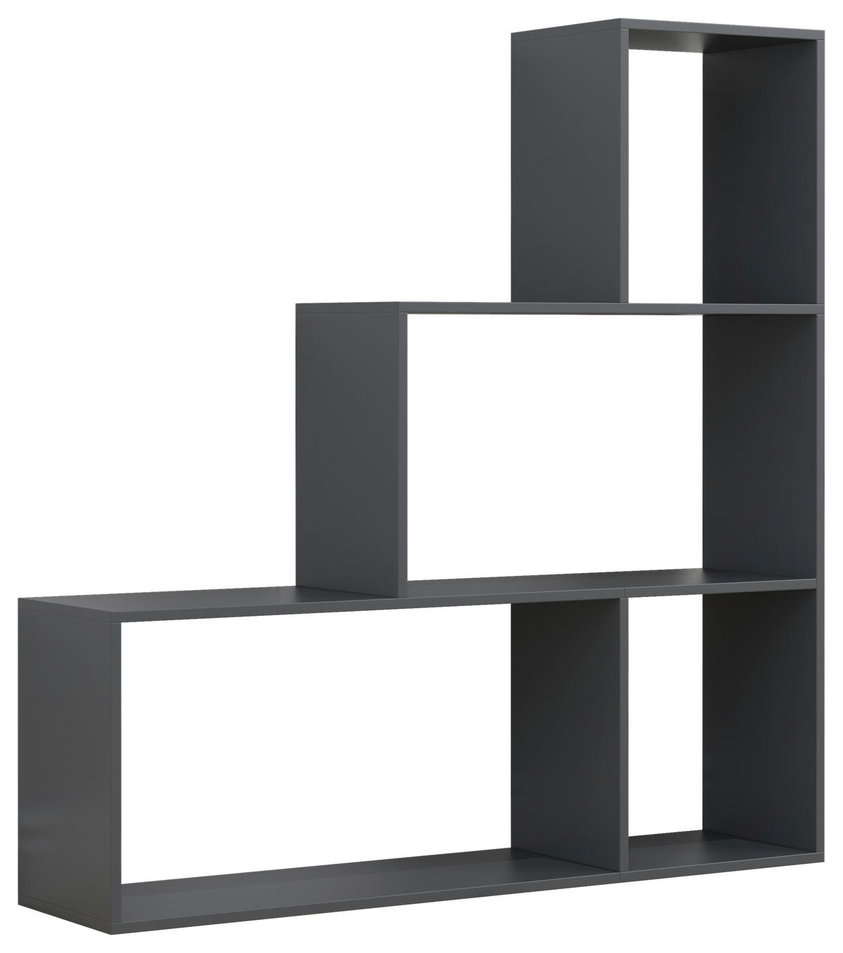 REGAL  117/123/29 cm Anthrazit  - Anthrazit, Basics, Holzwerkstoff (117/123/29cm) - MID.YOU