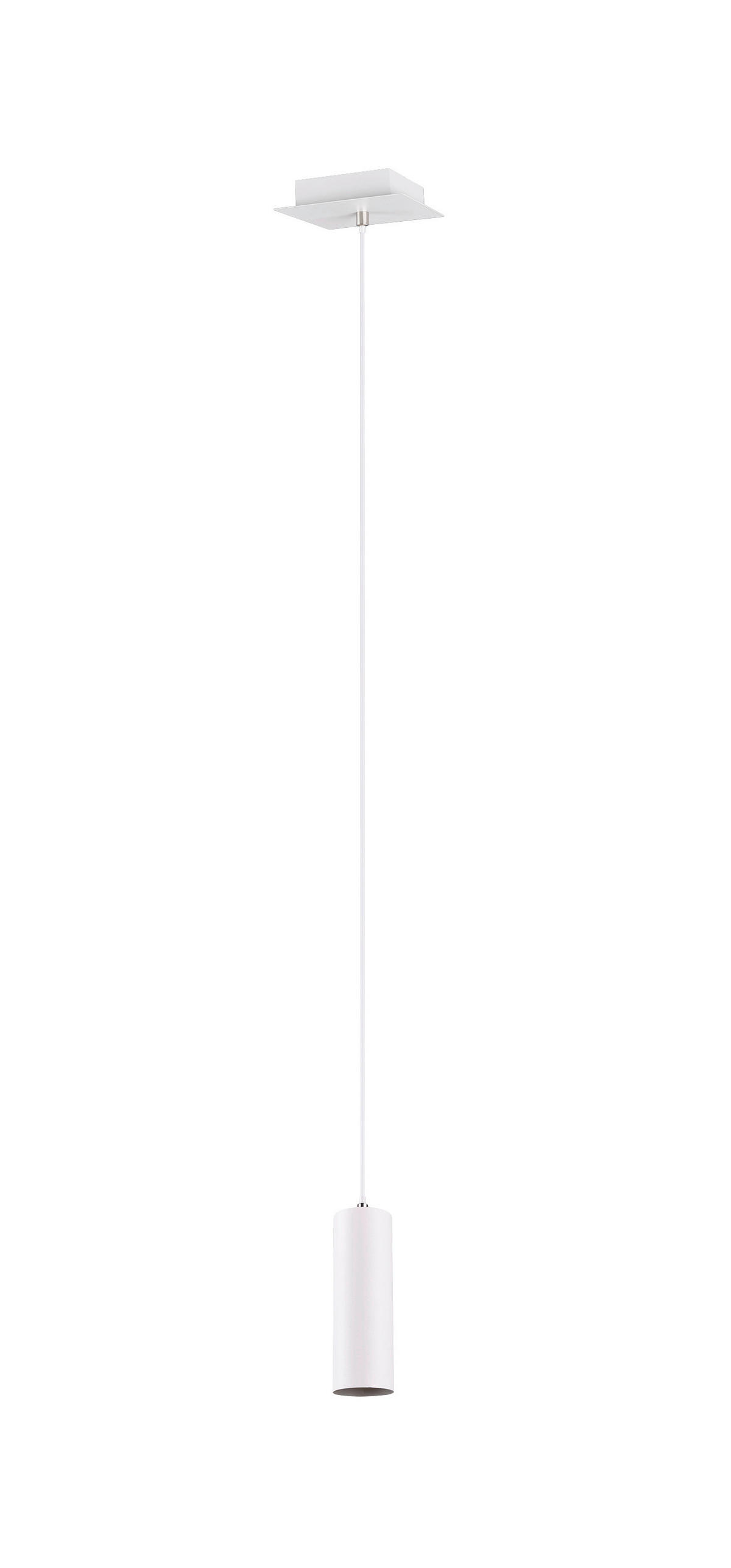 ZÁVĚSNÉ SVÍTIDLO,  12/150/12 cm - bílá, Basics, kov (12/150/12cm)