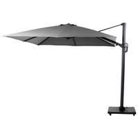 AMPELSCHIRM  300/300 cm  - Anthrazit/Hellgrau, Basics, Textil/Metall (300/300cm) - Tierra Outdoor