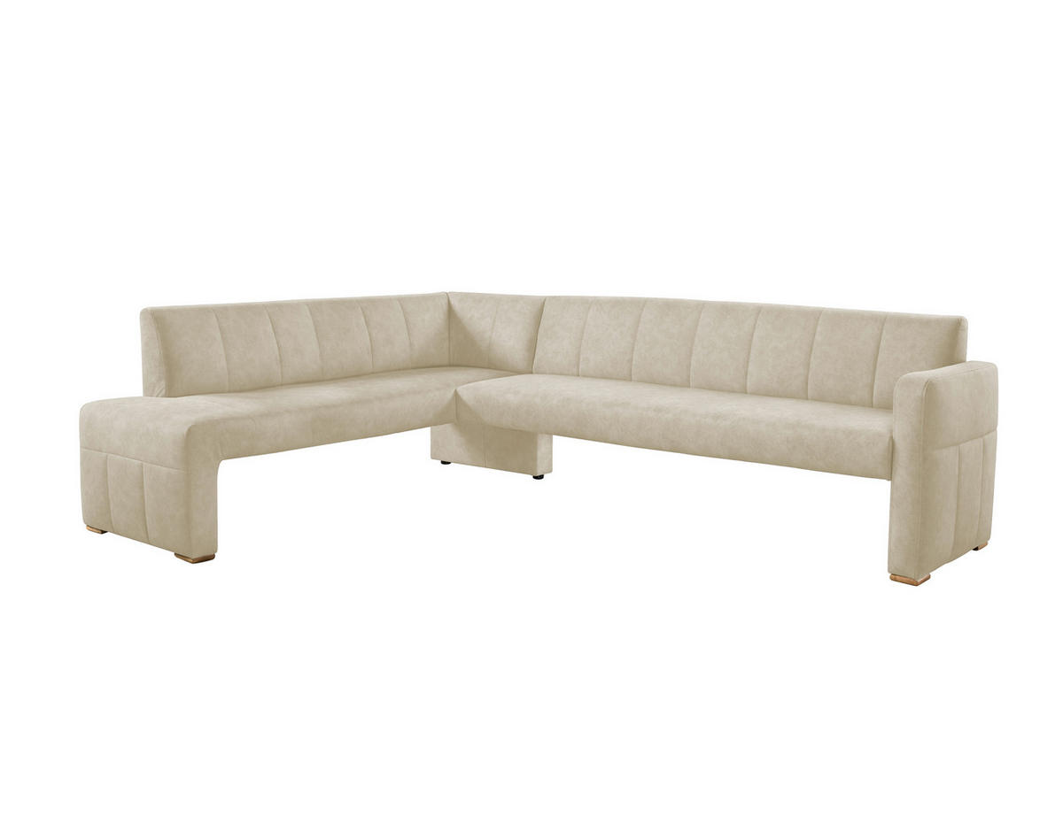UGAONA KLUPA  boja peska   - boja hrasta/boja peska, Moderno, drvo/tekstil (265/199cm) - Livetastic