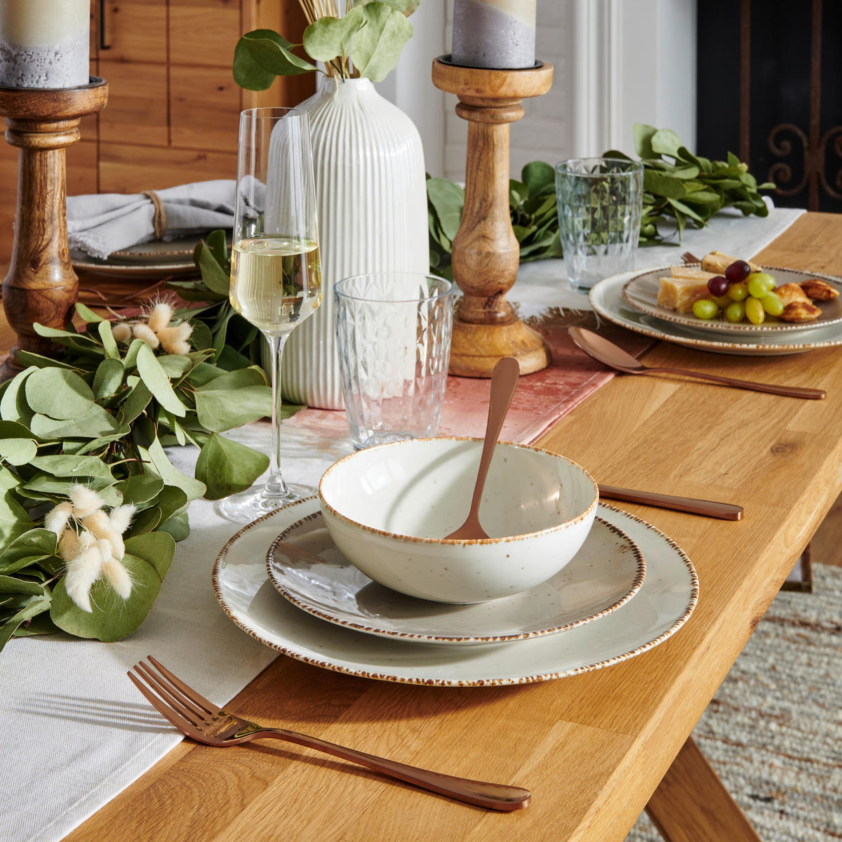 KOMBISERVICE 24-teilig Bergen  - Beige, Design, Keramik - Landscape