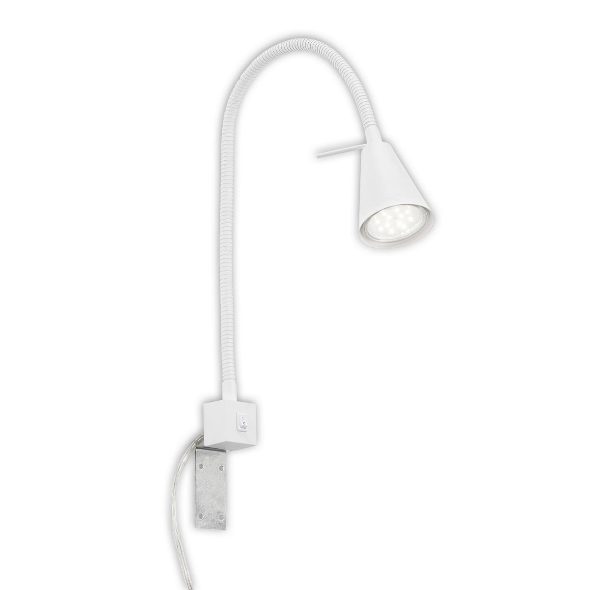LED-WANDLEUCHTE 5,8/40,3 cm  - Weiß, Basics, Metall (5,8/40,3cm) - Briloner