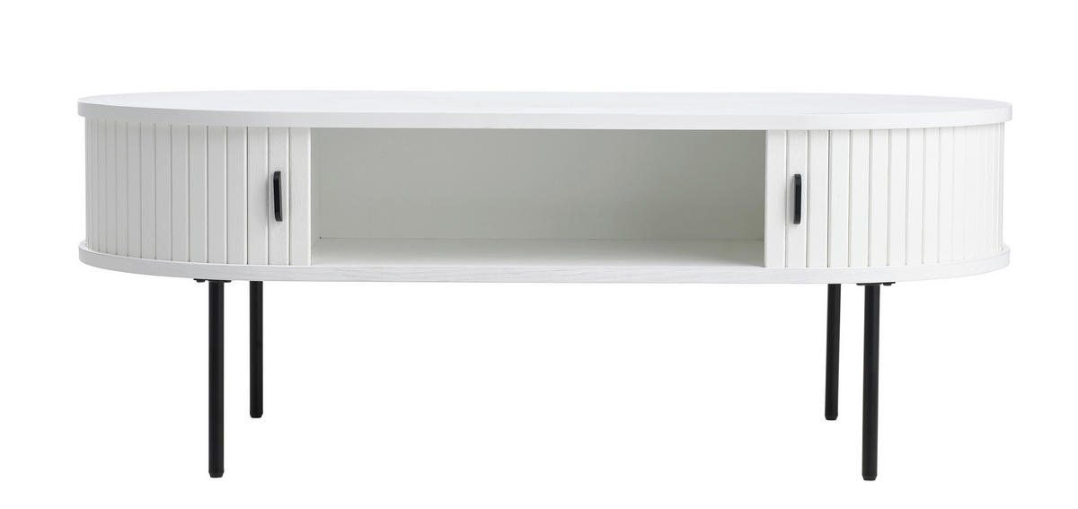 COUCHTISCH in Holzwerkstoff, Holz 120/60/45 cm  - Schwarz/Weiß, Trend, Holz/Holzwerkstoff (120/60/45cm) - home24