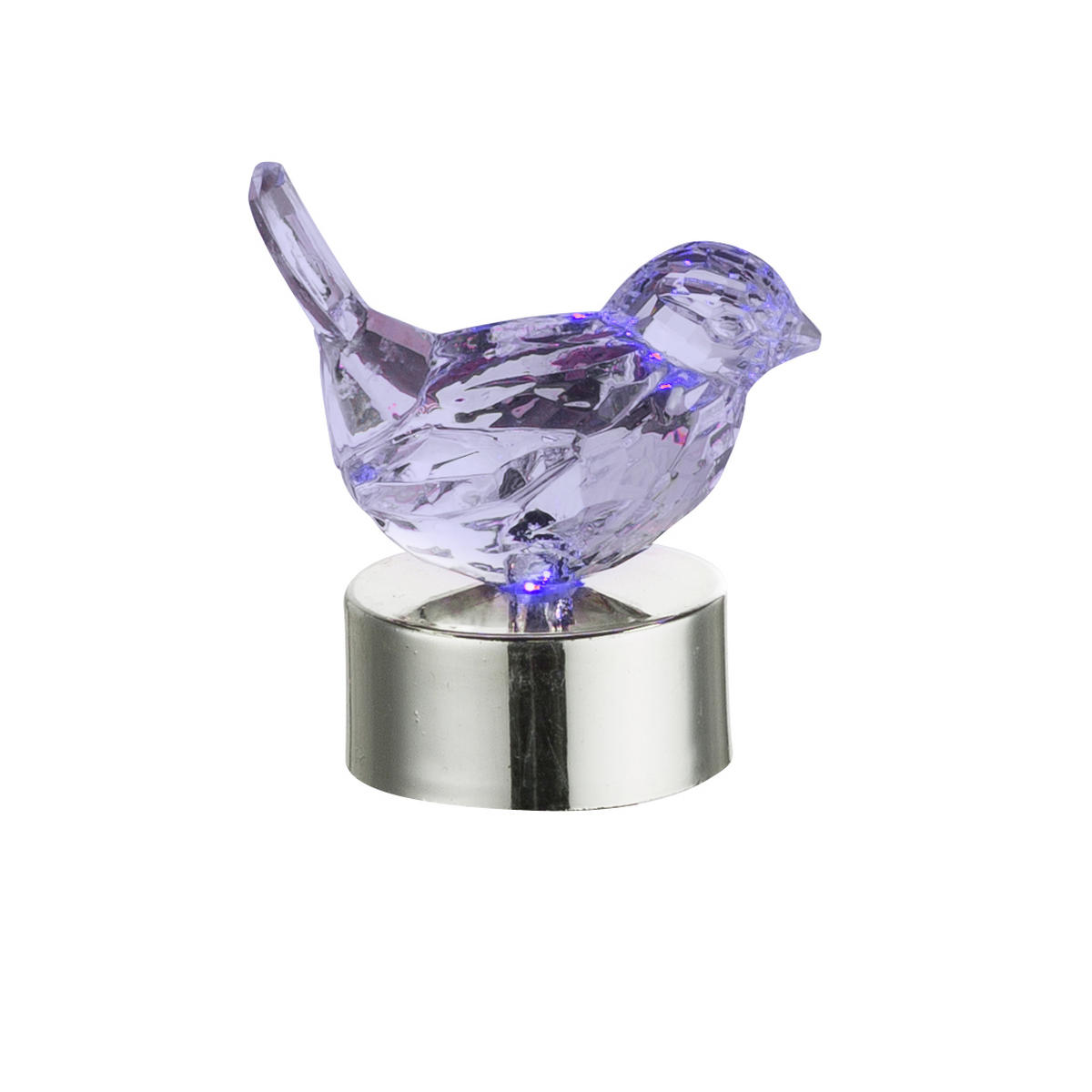 LED-BORDSLAMPA 9/4,2 cm   - lila/klar, Basics, plast (9/4,2cm)