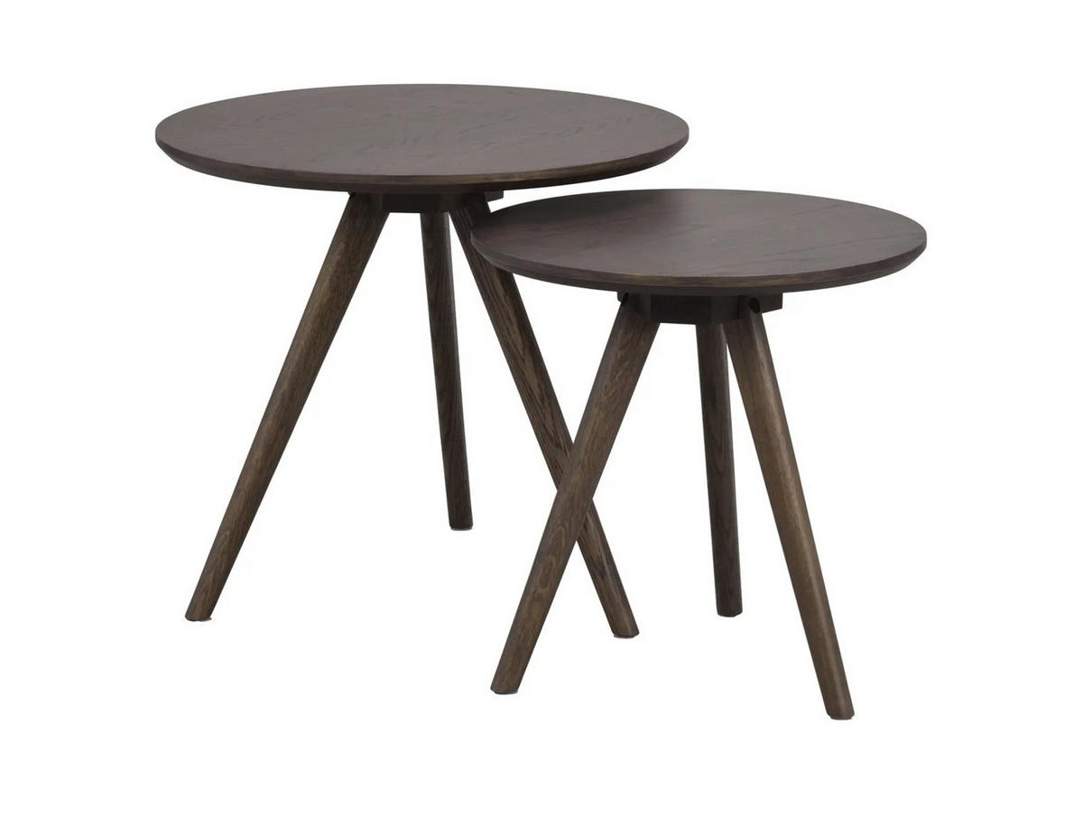 SIDOBORD SET i trä  - brun, Design, trä - Rowico