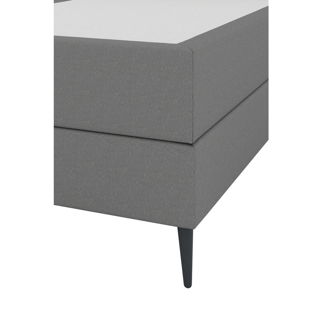Thumbnail - Musterring Boxspringbett, Grau, Textil, H4, 7-Zonen, Höhe ca. 22 cm, 180x200 cm, Dgm, Über- und Sondergrößen erhältlich,...