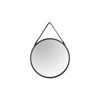 DEKOSPIEGEL Schwarz  - Schwarz, Trend, Glas/Textil (55/55/3,5cm) - Boxxx