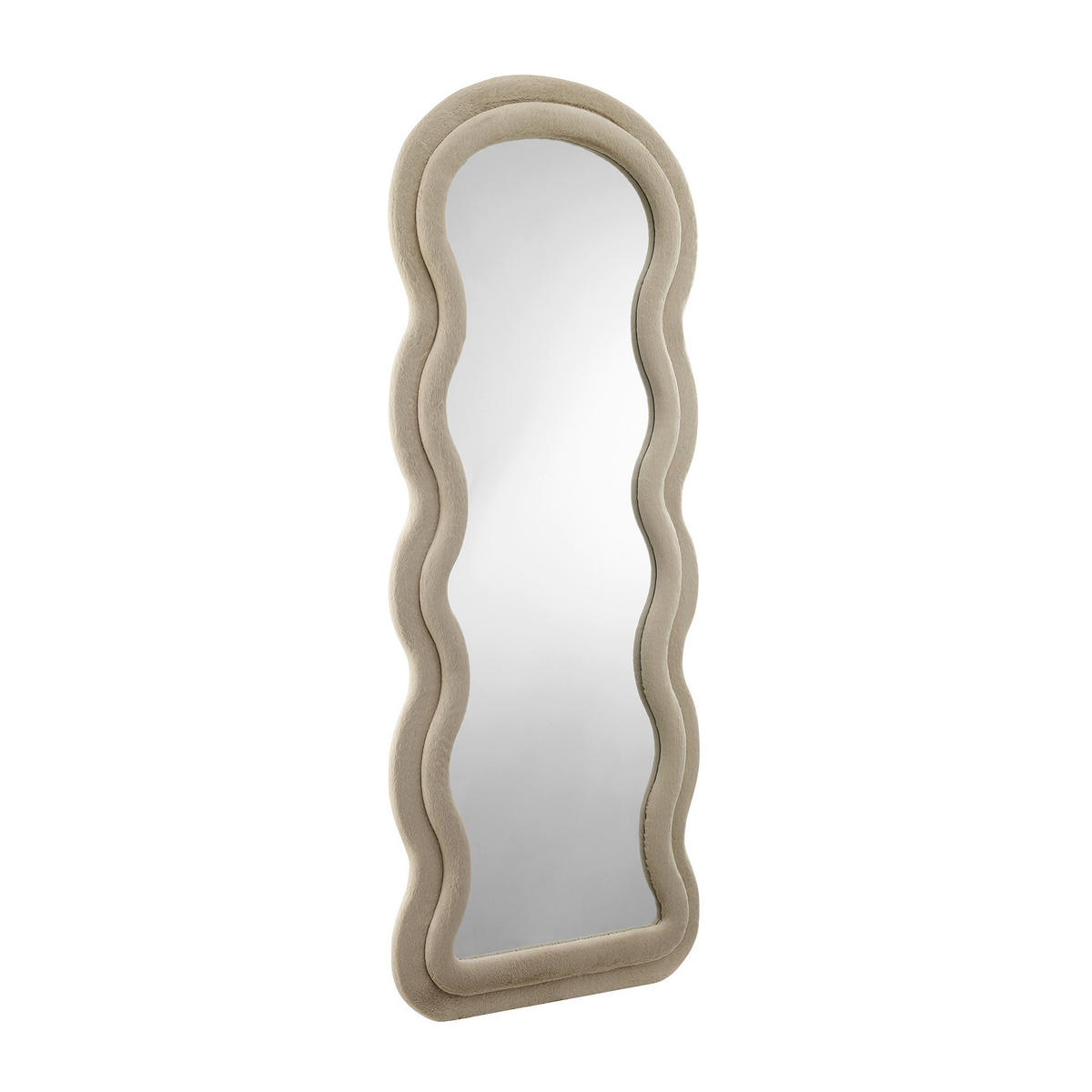 STANDSPIEGEL 70/170/3 cm  - Champagner, Design, Glas/Holzwerkstoff (70/170/3cm) - Livetastic