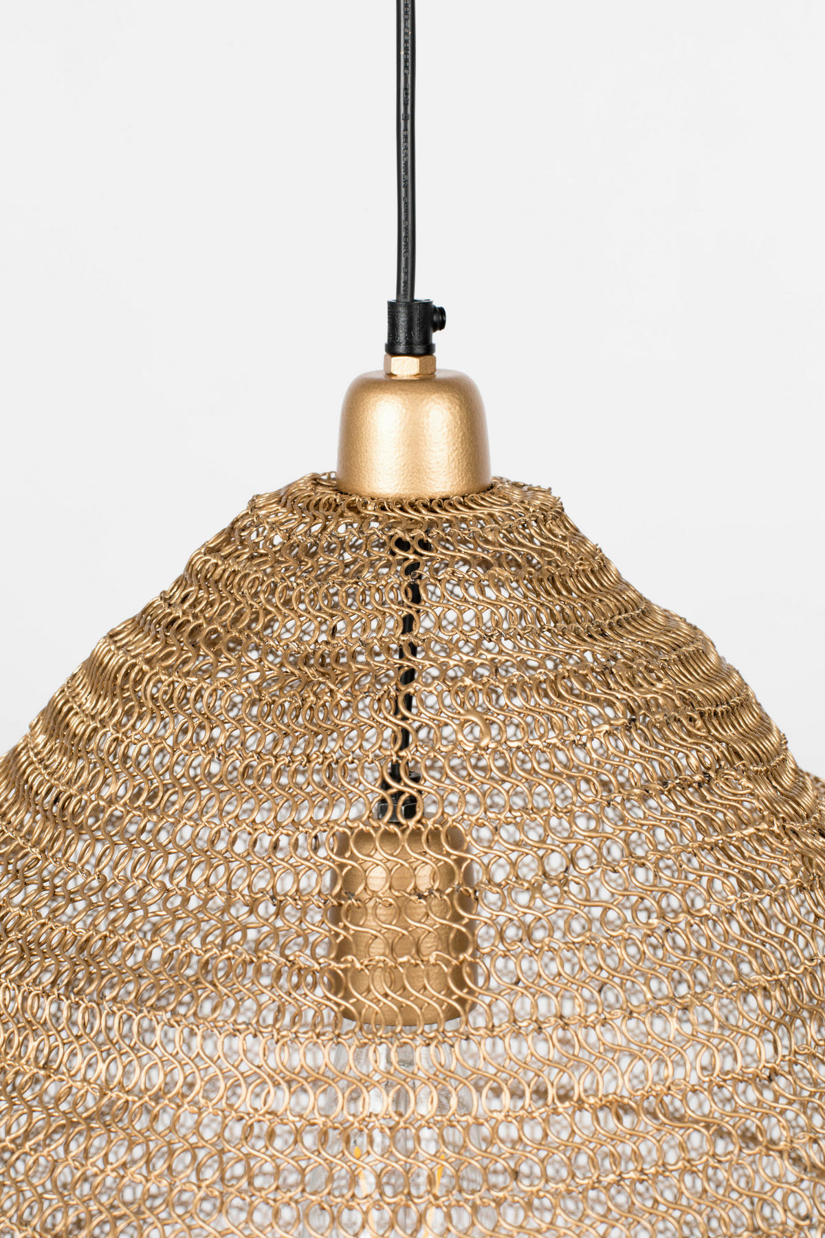 HÄNGELEUCHTE LENA 48/158 cm   - Messingfarben, Design, Metall (48/158cm) - Zuiver