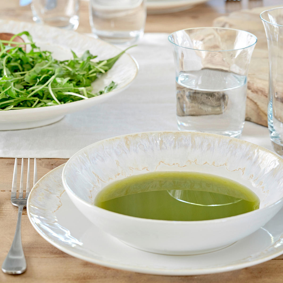 SCHÜSSEL TAORMINA   - Weiß Hochglanz, Basics, Keramik (34/7cm) - Costa Nova