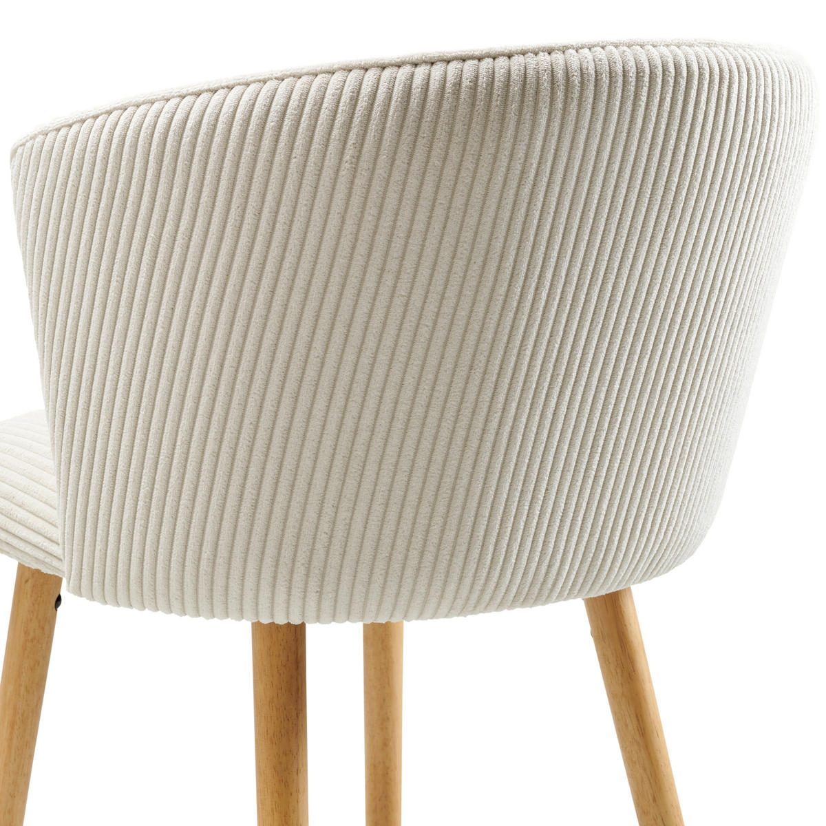 STOLIČKA, 61/79/61 cm - prírodná farba/béžová, Lifestyle, drevo/textil (61/79/61cm) - MID.YOU