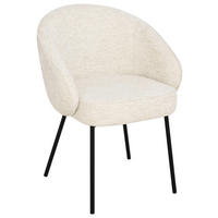 ARMLEHNSTUHL   Leinenoptik  Beige  - Beige/Schwarz, Basics, Holz/Textil (60/81/62cm) - Livetastic
