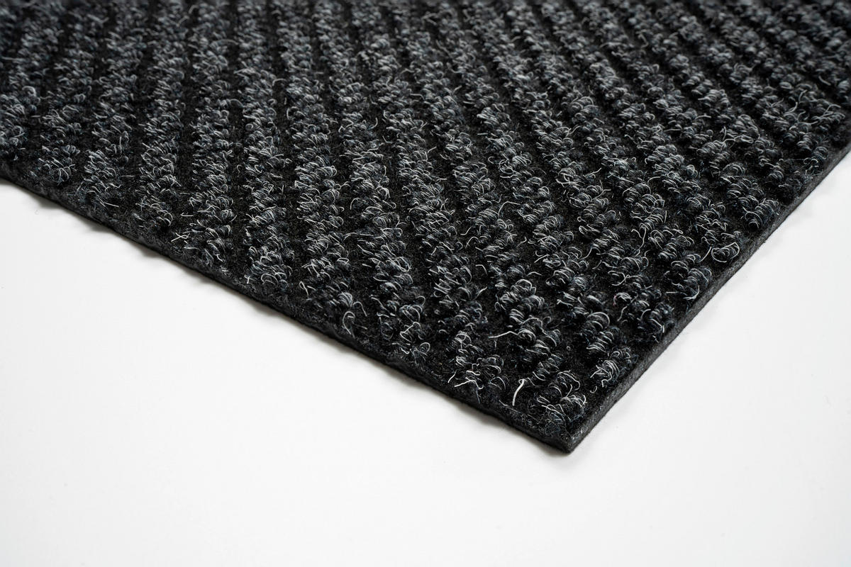 TEPPICHFLIESE 50/50 cm  in Anthrazit  - Anthrazit, Basics, Textil (50/50cm)