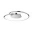 LED-DECKENLEUCHTE - Chromfarben, Design, Kunststoff/Metall (45/13cm) LED-DECKENLEUCHTE - Chromfarben, Design, Kunststoff/Metall (45/13cm)