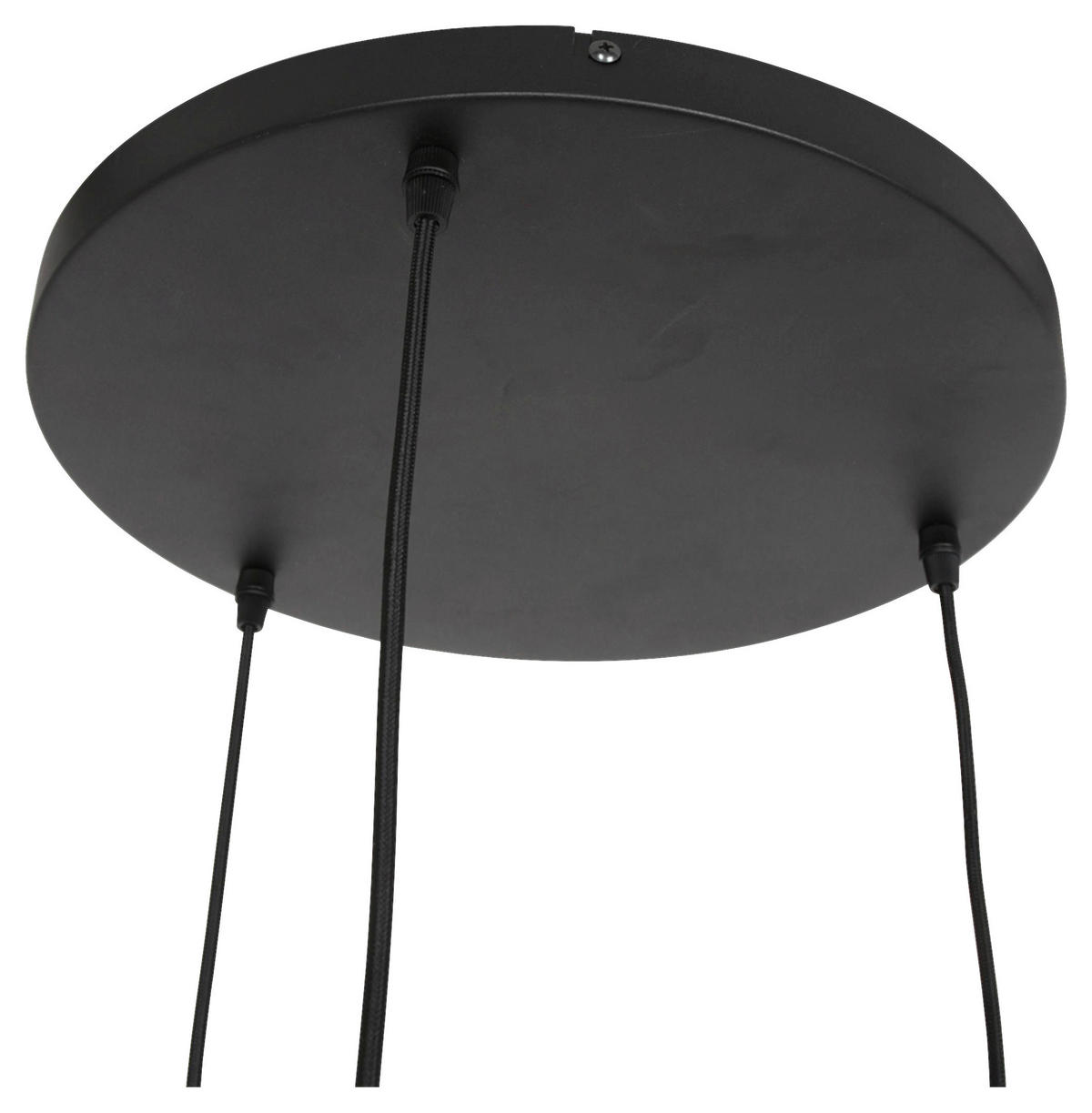 PENDELLEUCHTE  25/40-150/120 cm   - Schwarz, Trend, Glas/Metall (25/40-150/120cm)