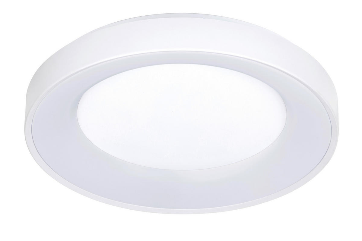 STROPNA LED-SVETILKA   40 W/4300 lm/2700-6500 K/220-240 V/ - bela, Basics, kovina/umetna masa (50/8,5cm) - Novel